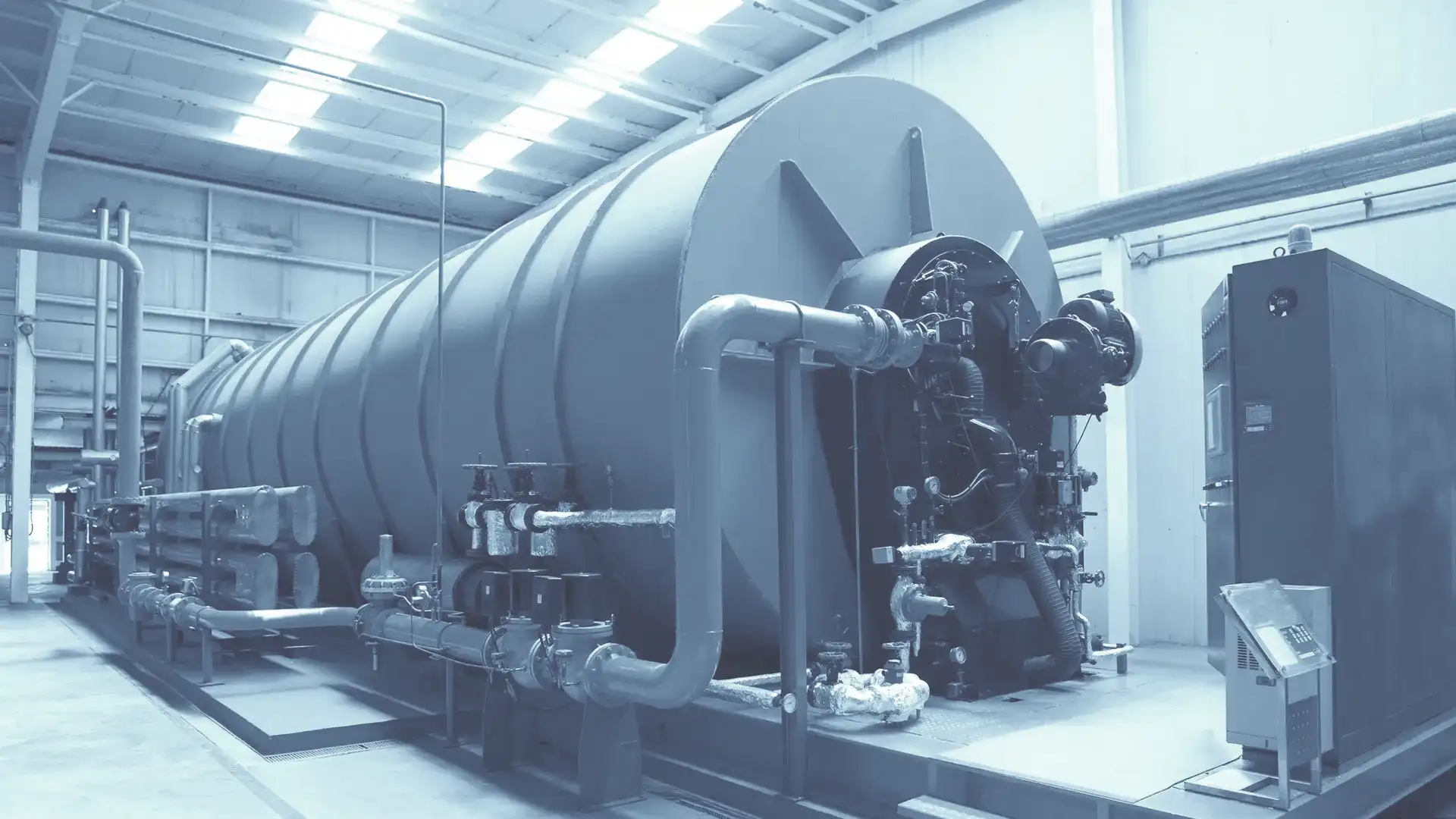 Industrial gas boiler