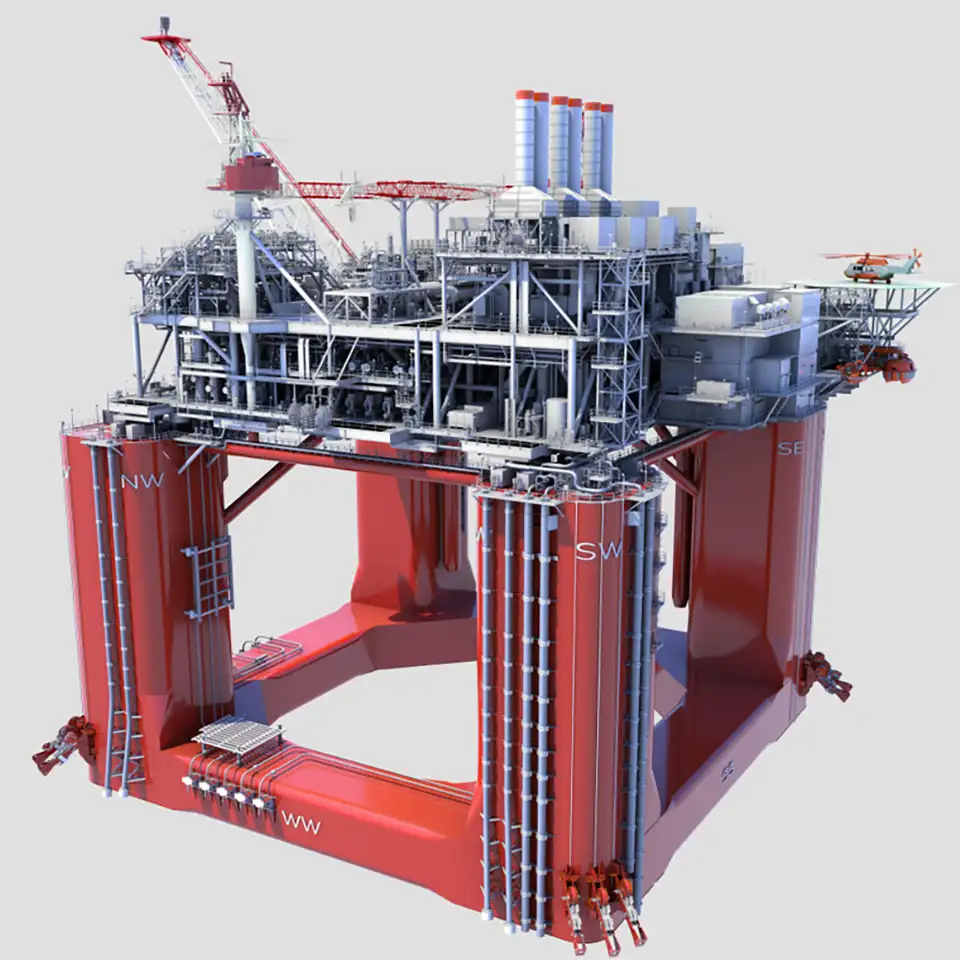 Platform in the Gulf of Mexico