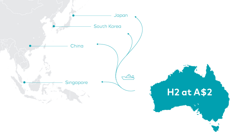 Picture of a map of Australia