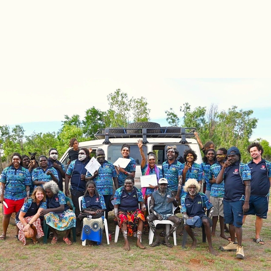 Students and teachers from the Wuyagiba Study Hub