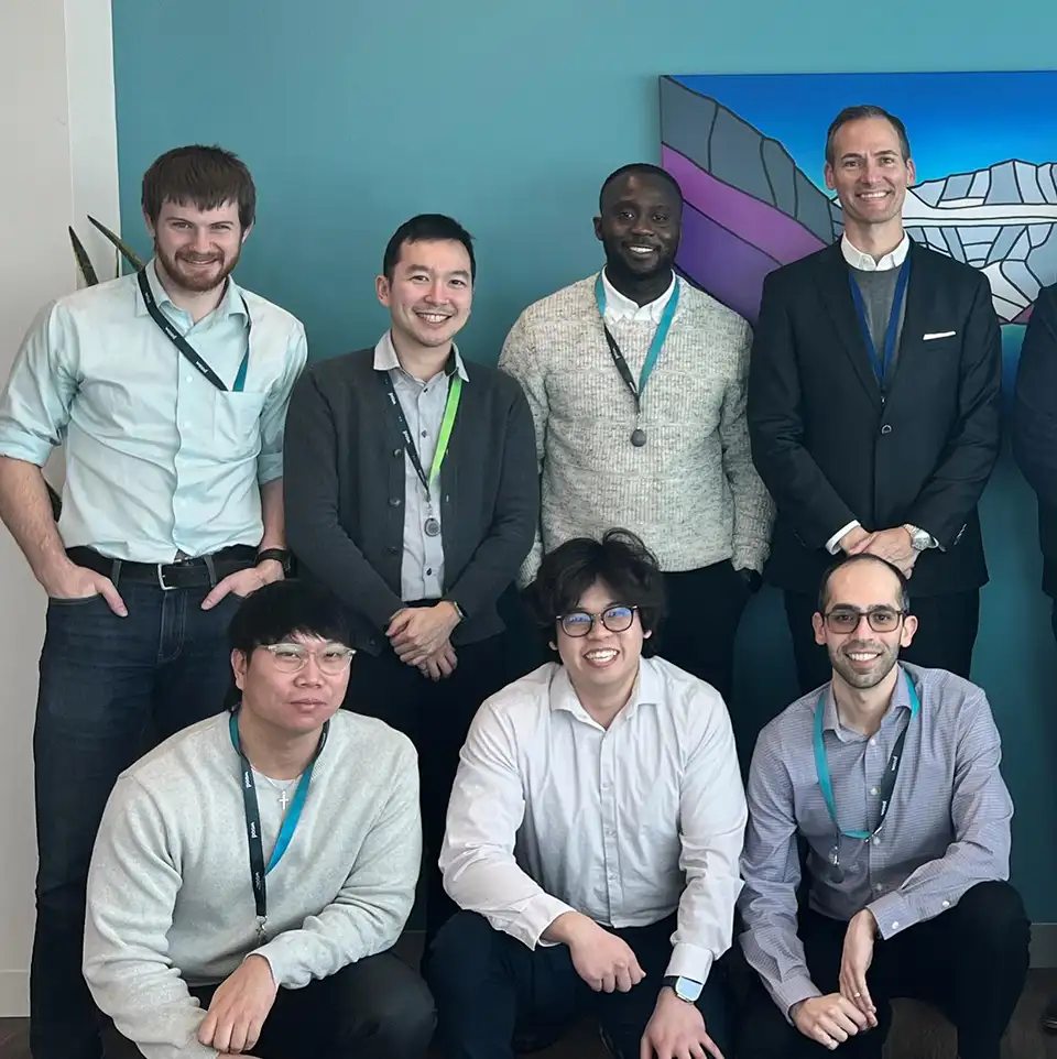 Jeremy Hall pictured with our Canada Thoroughbreds