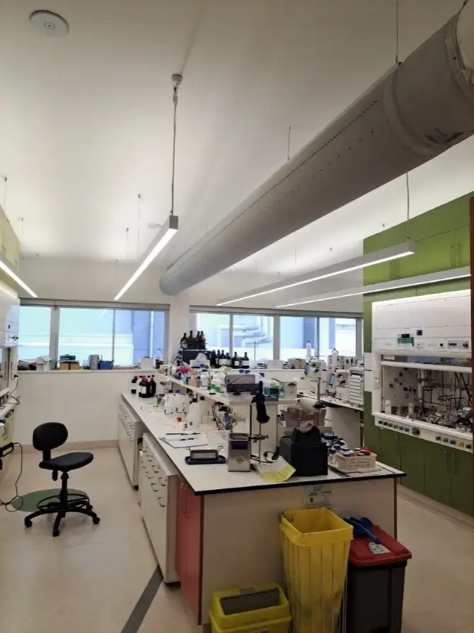 A PC2 laboratory within an Australian education and research body
