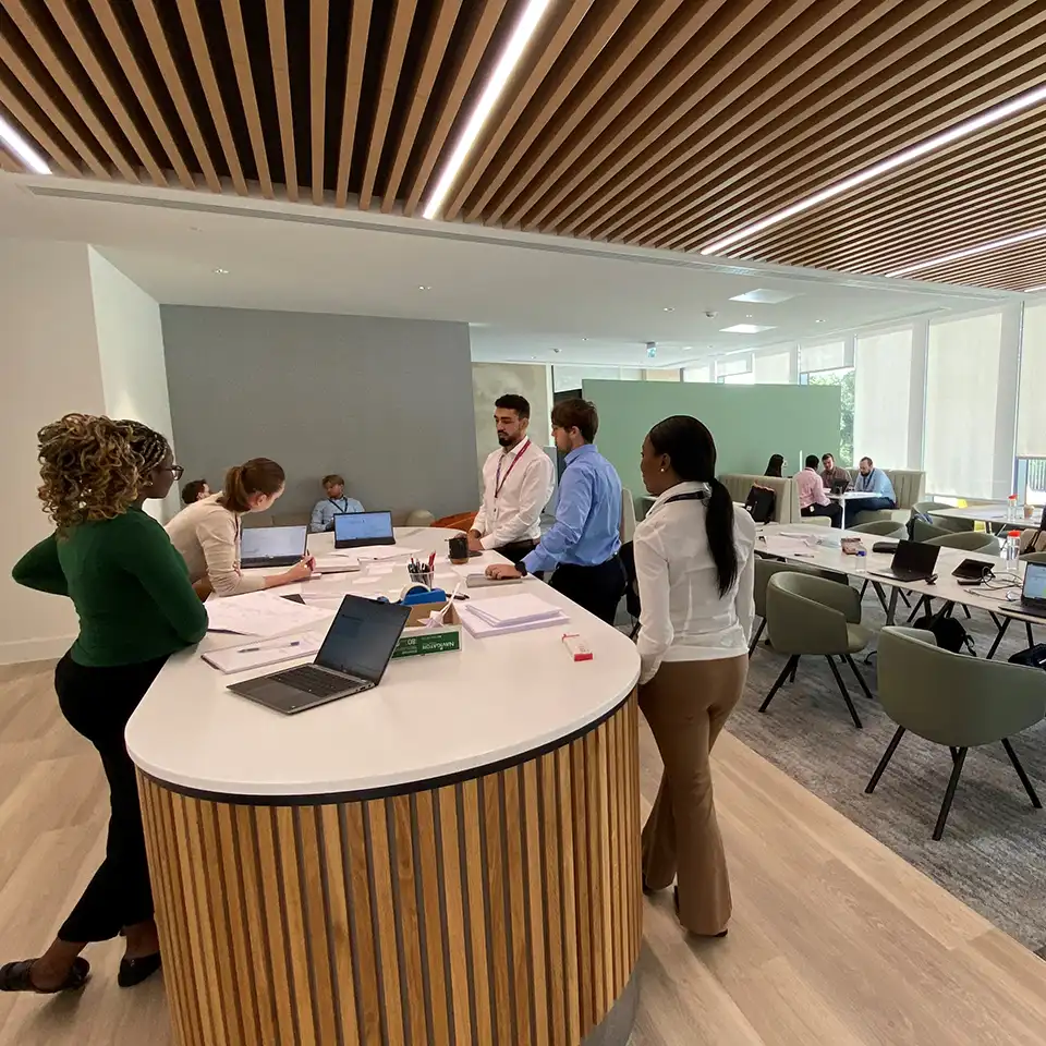 Graduates working in our Reading office