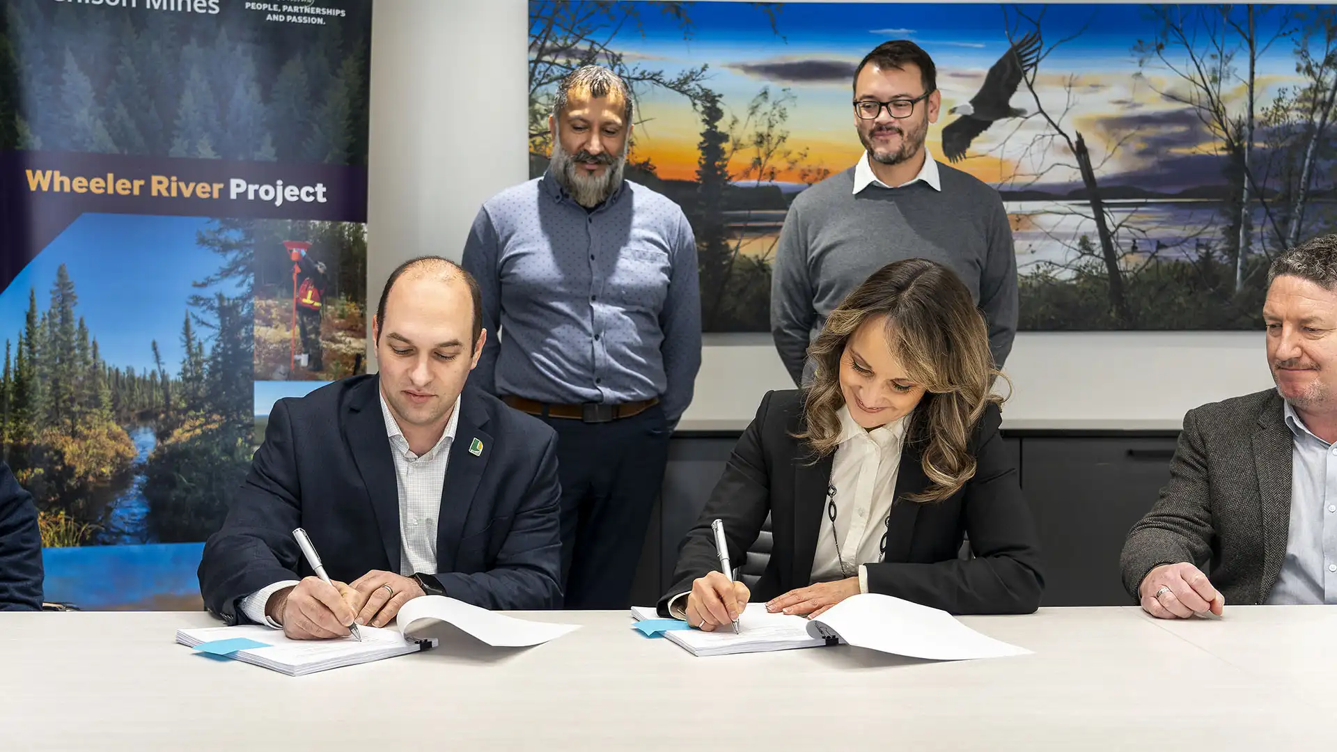 Dennison Construction Management Signing Dennison Construction Management Signing